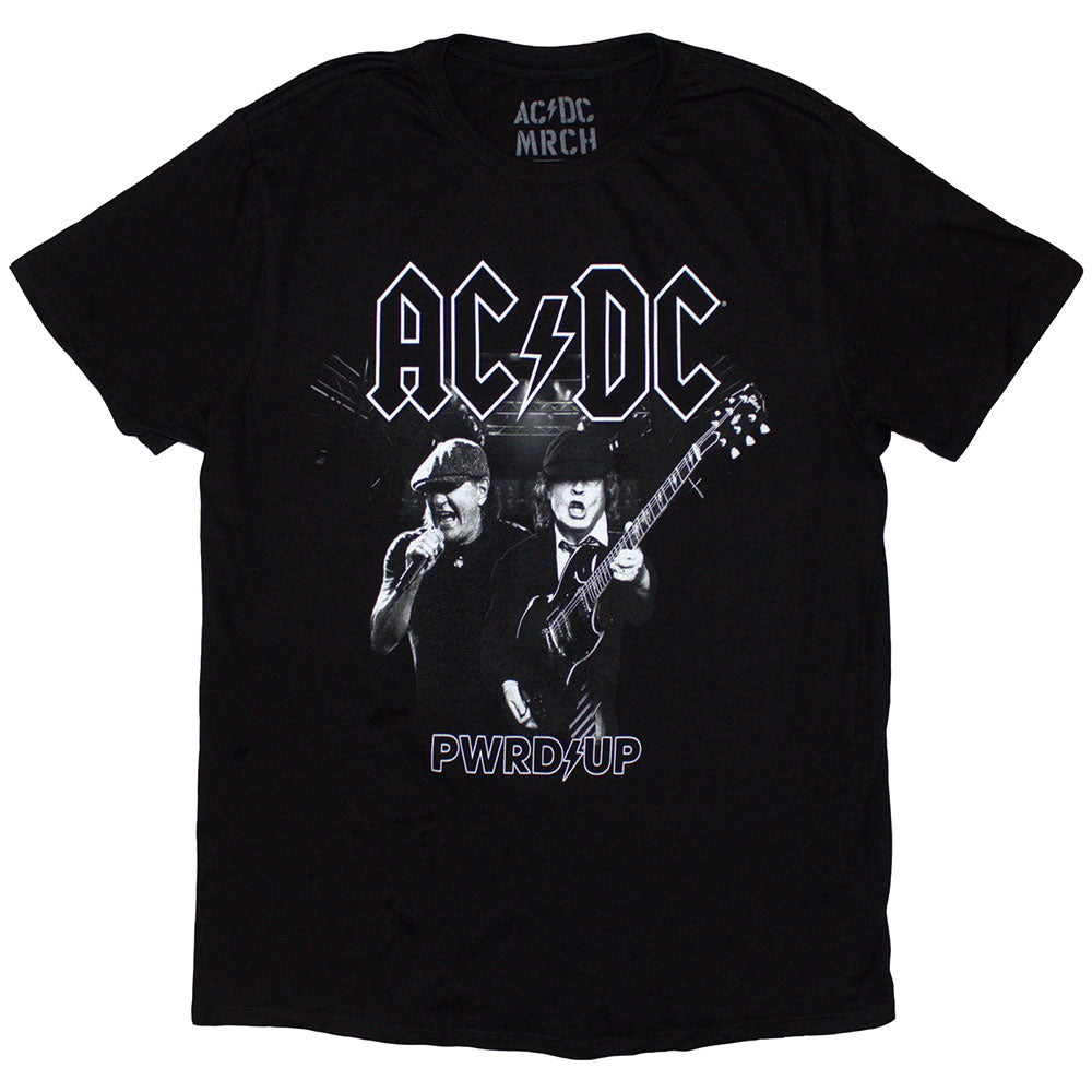 AC/DC Attractive T-Shirt, PWRD-UP B&W Photo
