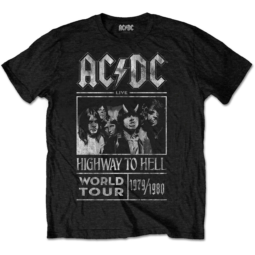 AC/DC | Official Band T-Shirt | Highway to Hell World Tour 1979/1980