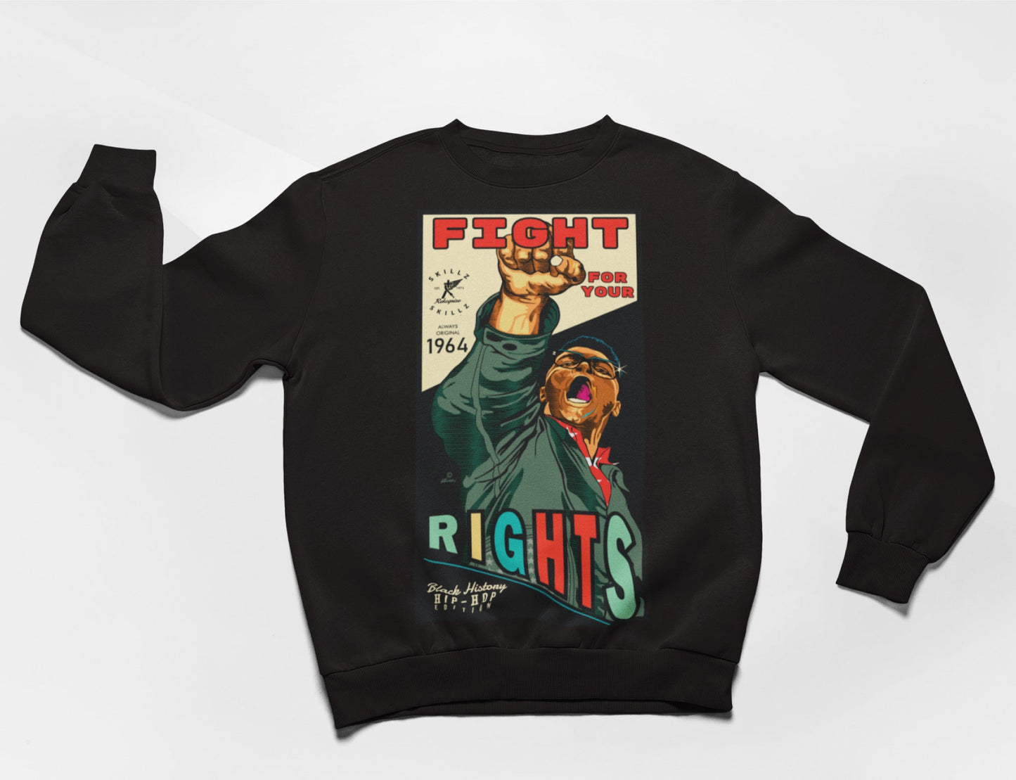 "Ali Civil Rights Hero" Limited Uni-Sex Sweatshirt