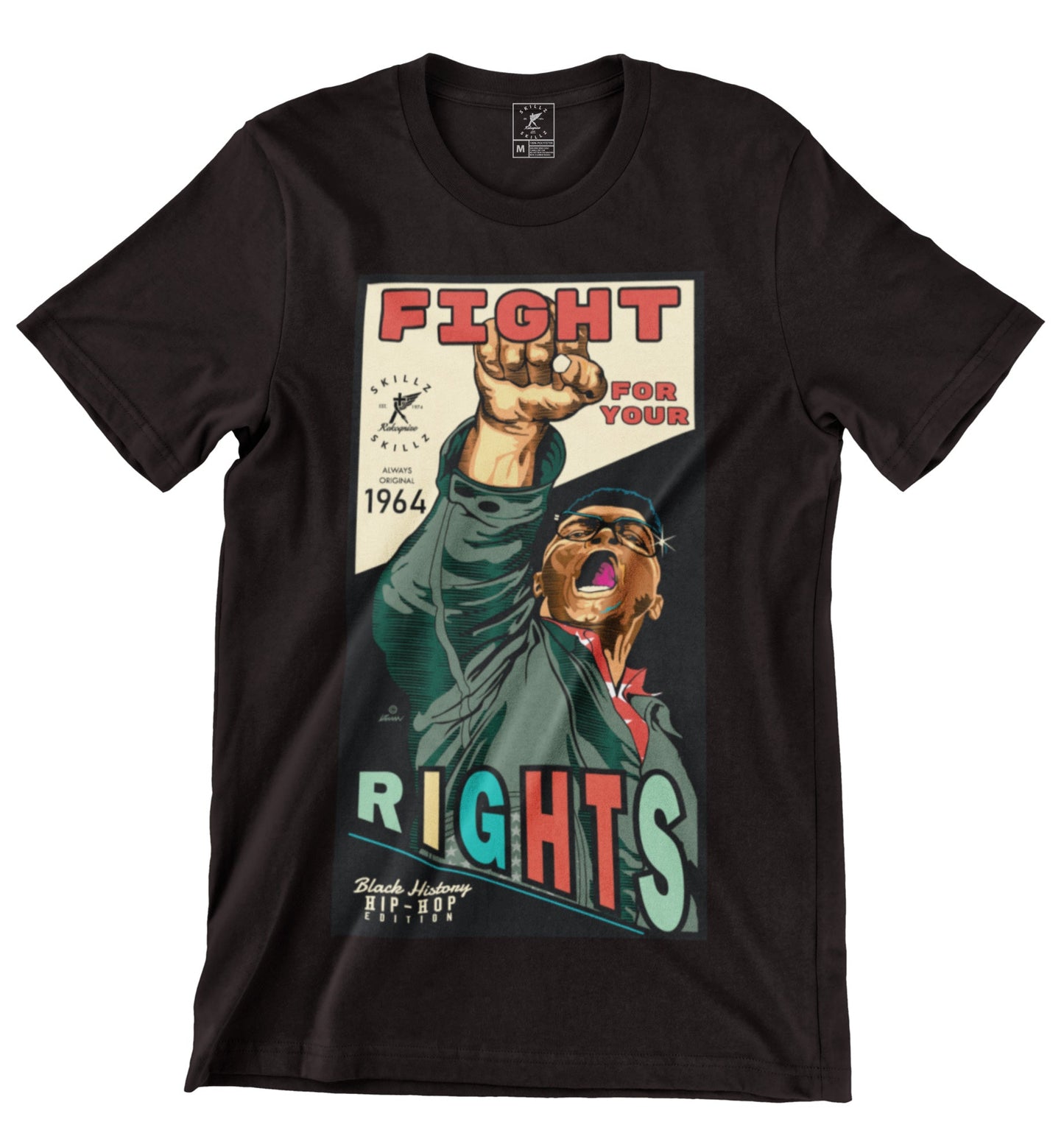" Ali Civil Rights Hero" Uni-Sex Tee