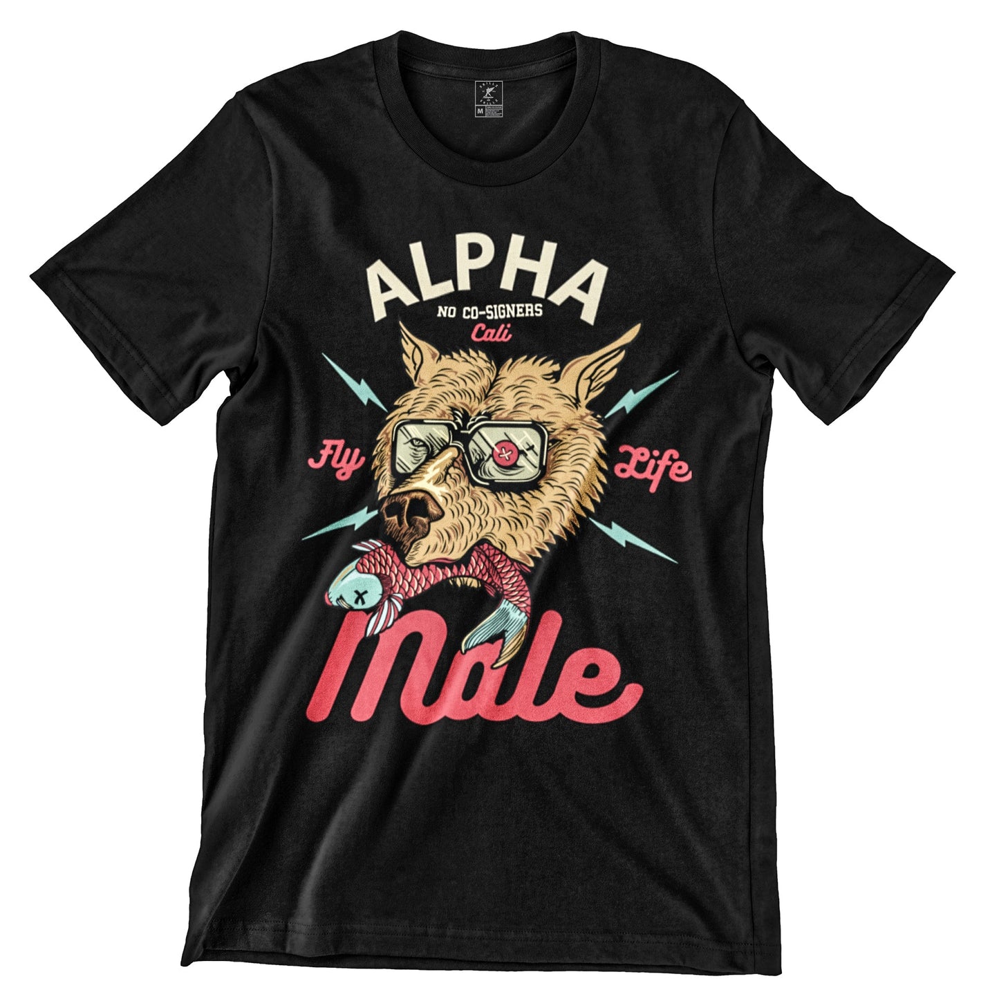 "Alpha Male BLK" Tee