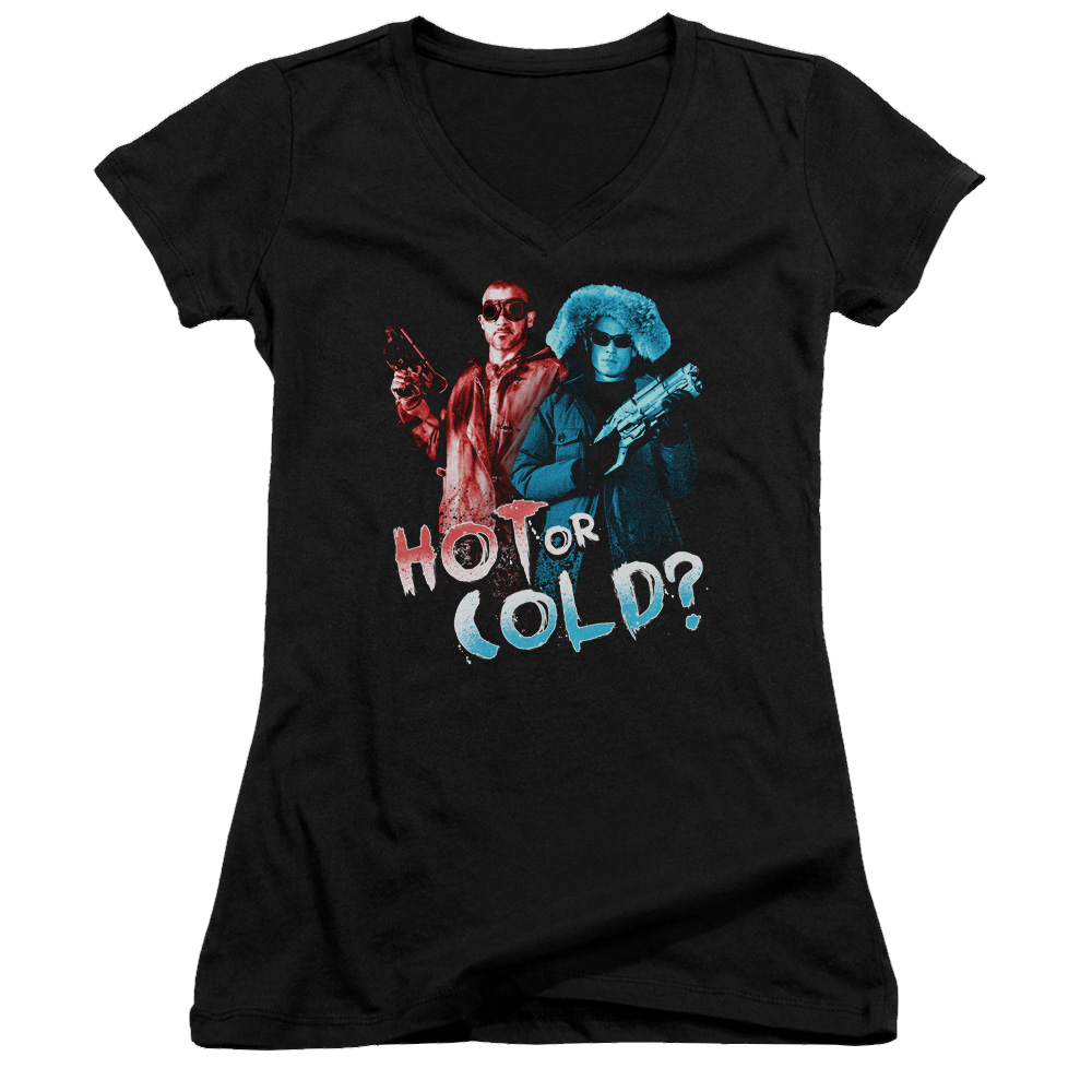 Arrow Hot Or Cold - Juniors V-Neck T-Shirt