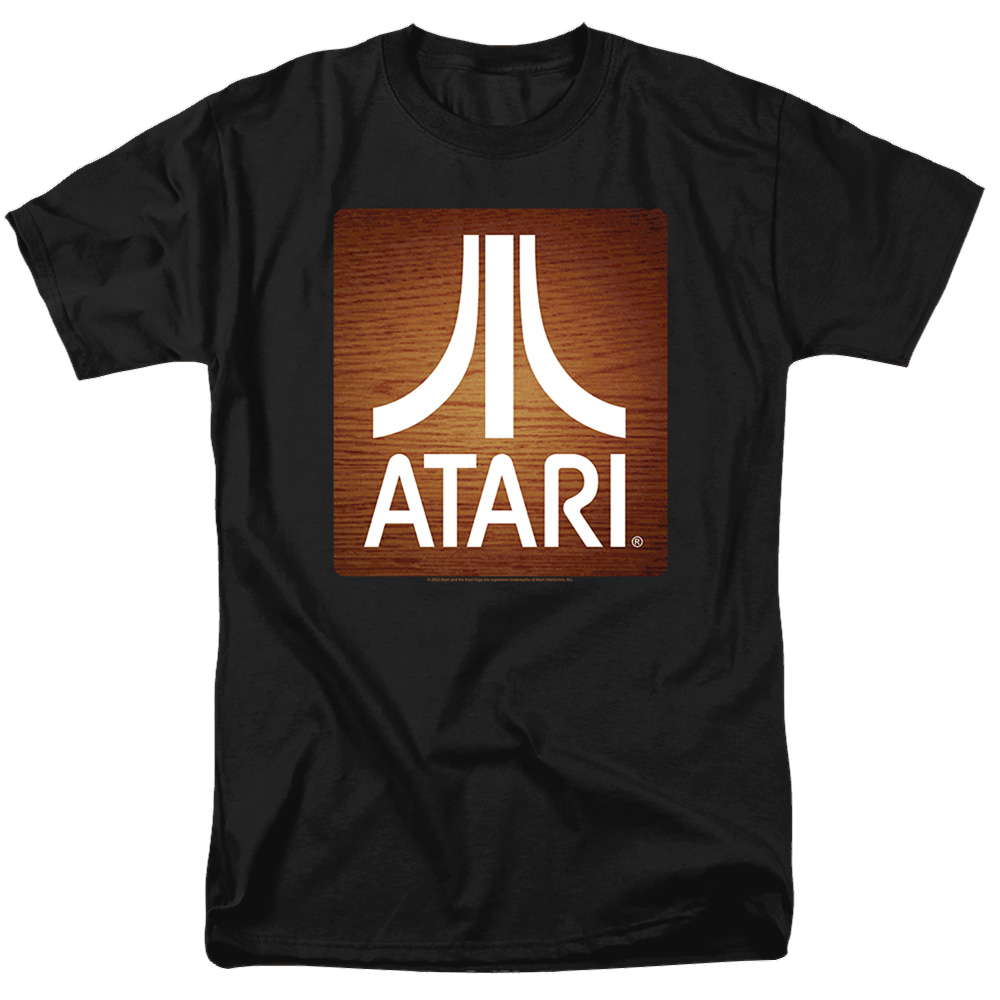 Atari Classic Wood Square - Men's Regular Fit T-Shirt