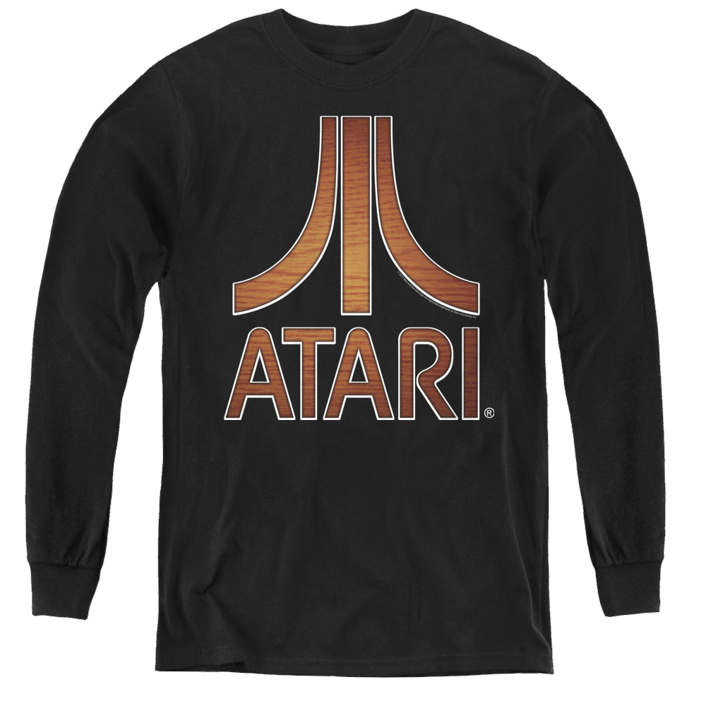 Atari Classic Wood Emblem - Youth Long Sleeve T-Shirt