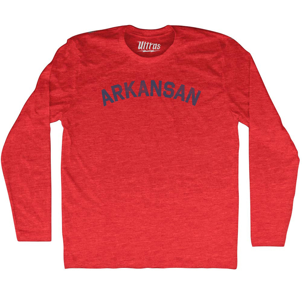 Arkansan Adult Tri-Blend Long Sleeve T-shirt Style001