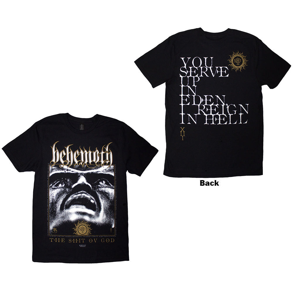 BEHEMOTH Attractive T-Shirt, The Shit Ov God Reign