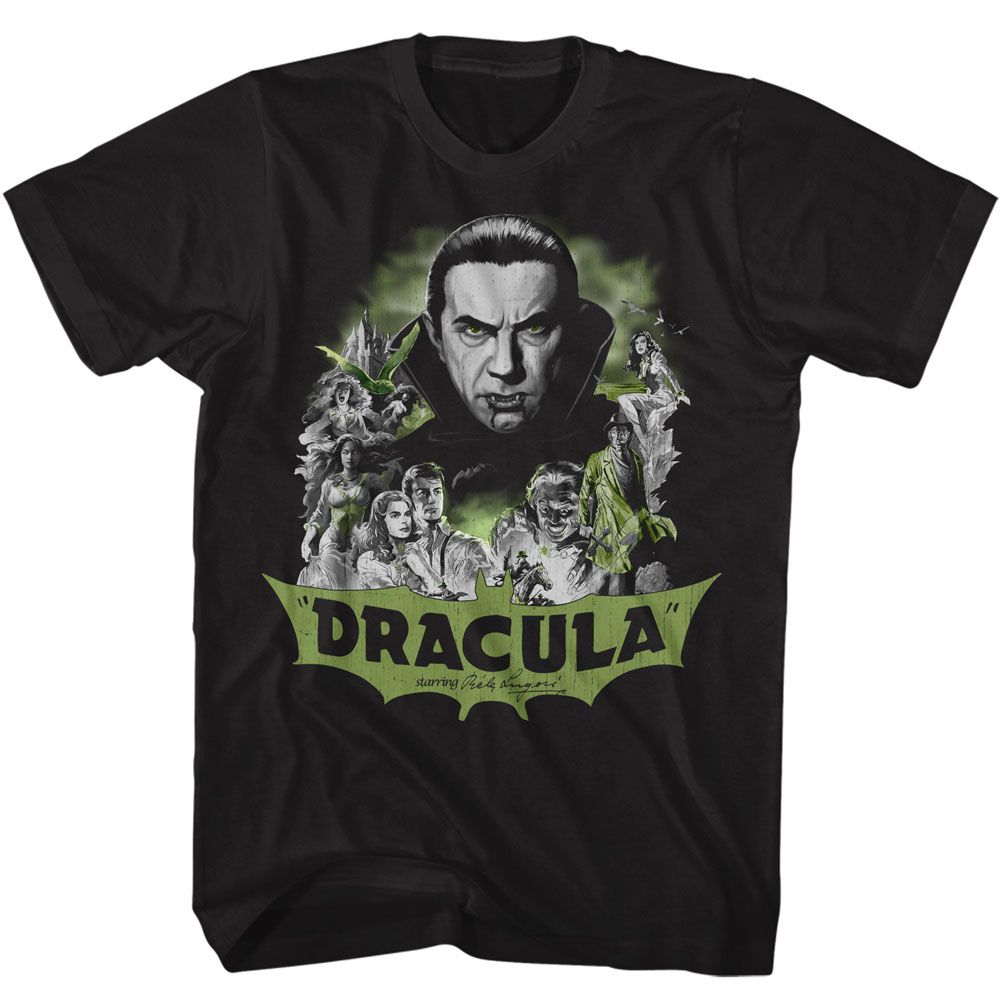 BELA LUGOSI Terrific T-Shirt, Bw Comic Art