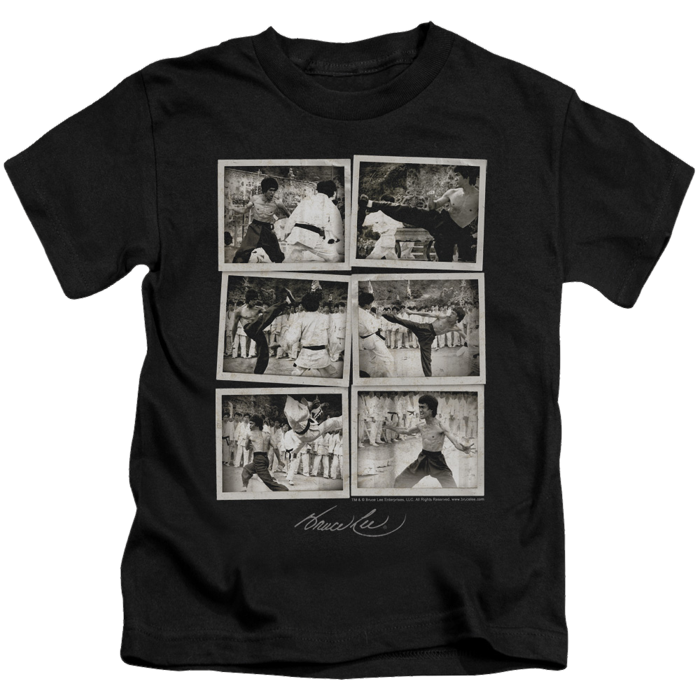 Bruce Lee Snap Shots - Kid's T-Shirt (Ages 4-7)