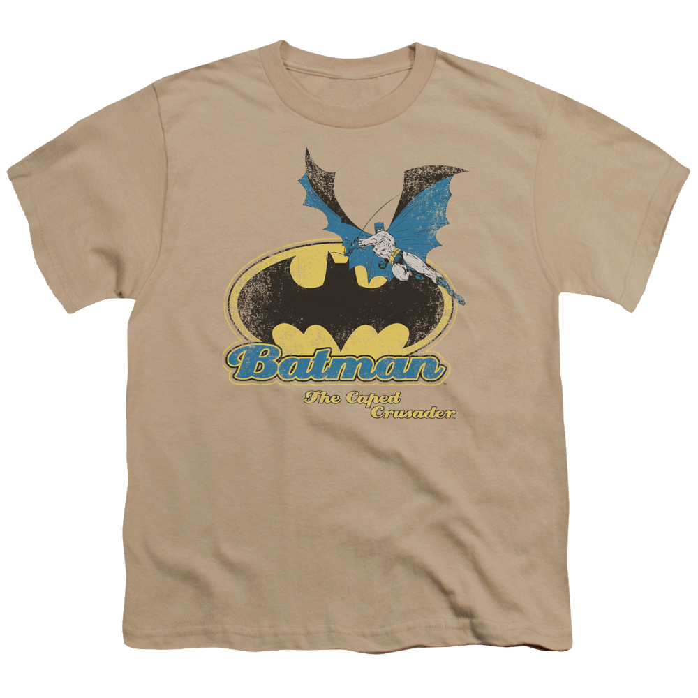 DC Batman Caped Crusader Retro - Youth T-Shirt