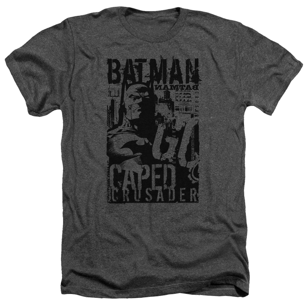 Batman Caped Crusader - Men's Heather T-Shirt