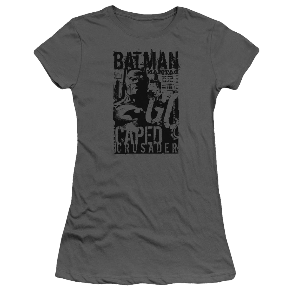 Batman Caped Crusader - Juniors T-Shirt
