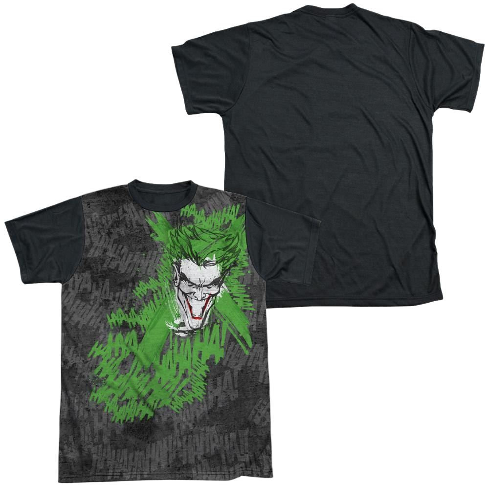 Batman Whats So Funny - Men's Black Back T-Shirt