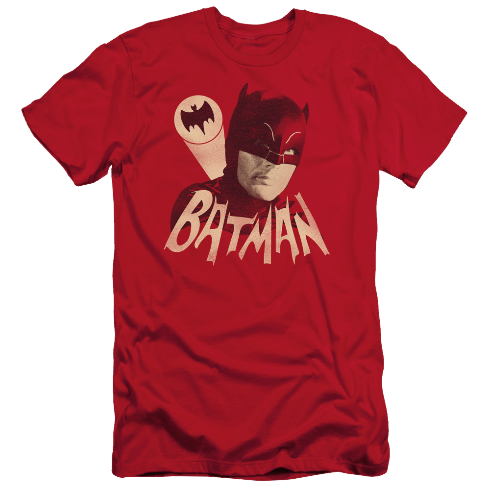 Batman - Classic TV Series Bat Signal - Men's Slim Fit T-Shirt