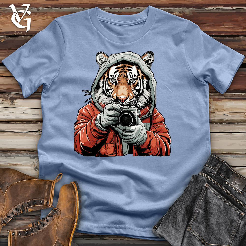 Tiger Photographer Cotton Tee