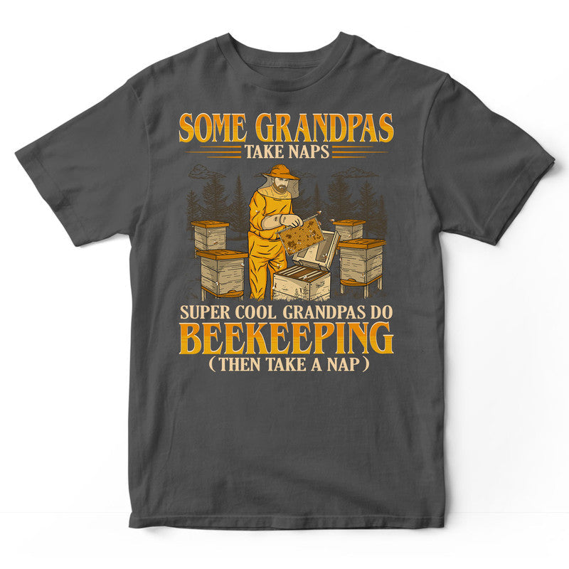 Beekeeping Grandpas Take Naps T-Shirt GEC177