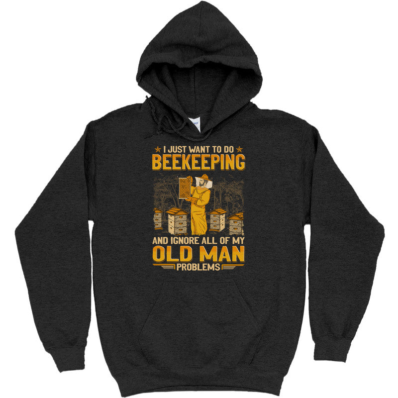Beekeeping Ignore Old Man Problems T-Shirt GEA141