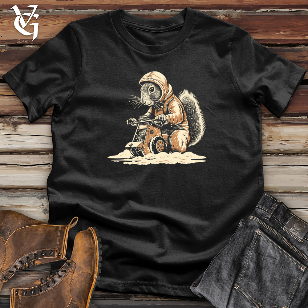 Vintage Snow Blower Squirrel Softstyle Tee
