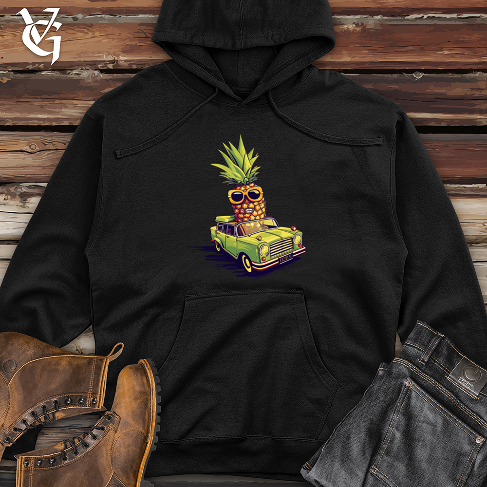 Vintage Pineapple Cruiser Midweight Hooded Sweatshirt