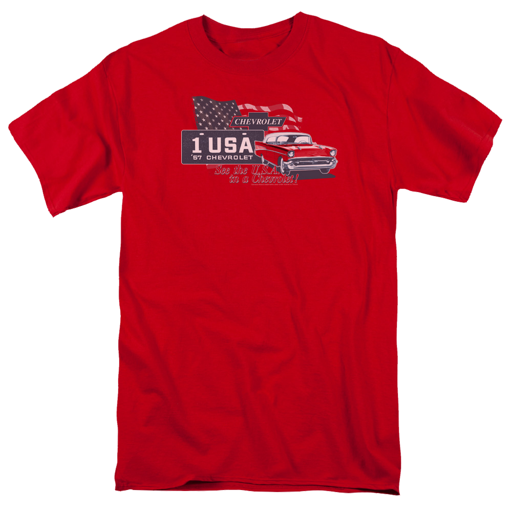 Chevrolet See The Usa - Men's Regular Fit T-Shirt
