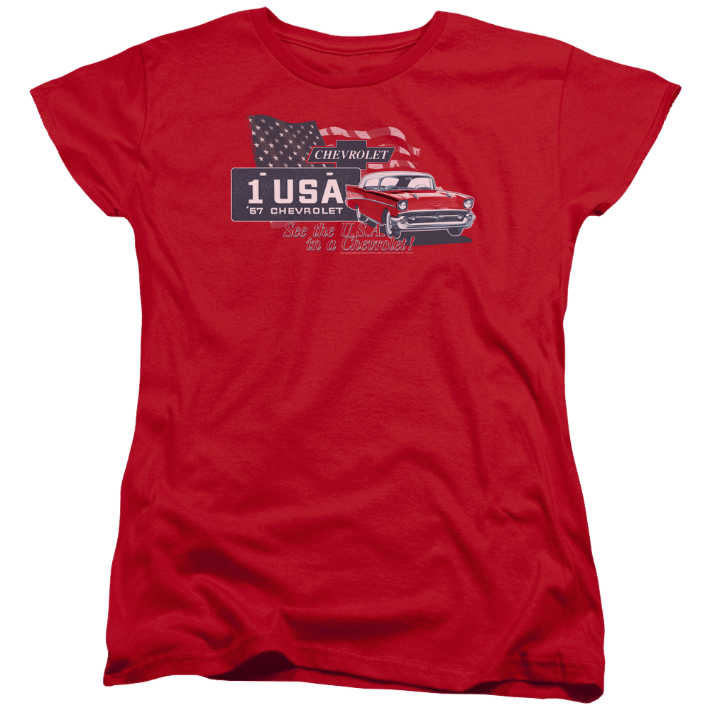 Chevrolet See The Usa - Women's T-Shirt