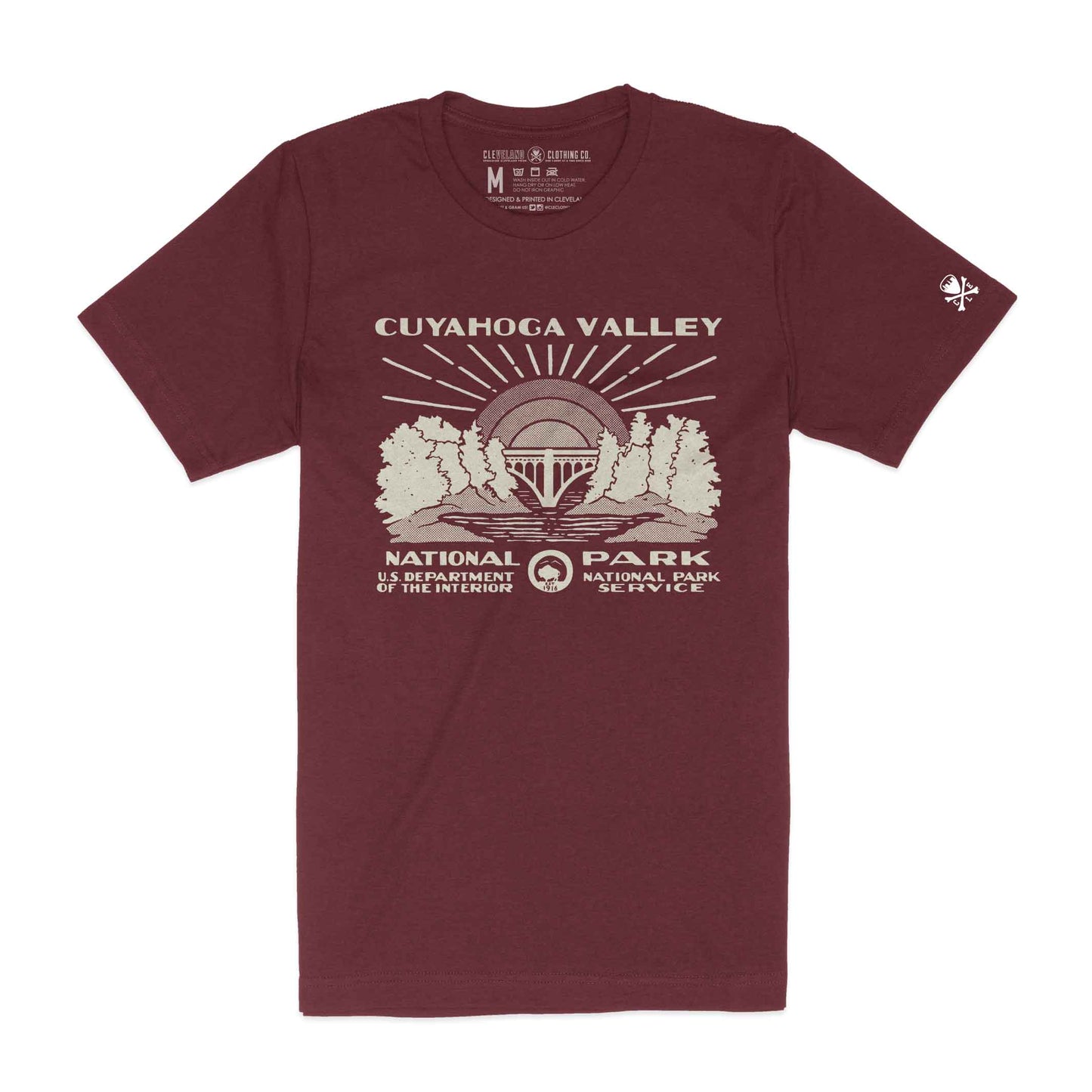 Cuyahoga Valley National Park / CVNP Bridge - Mens/Unisex Crew T-Shirt