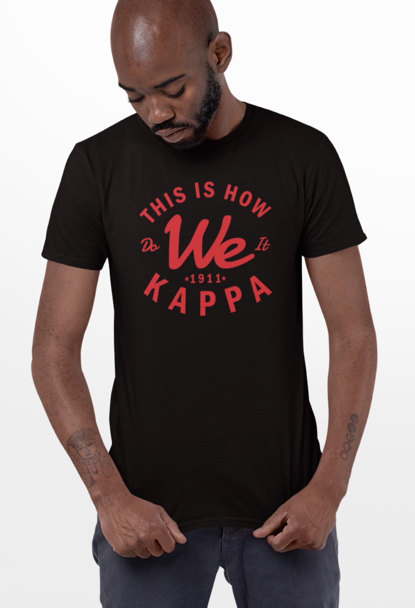 "1911 Kappa" Limited Black Men's Tee