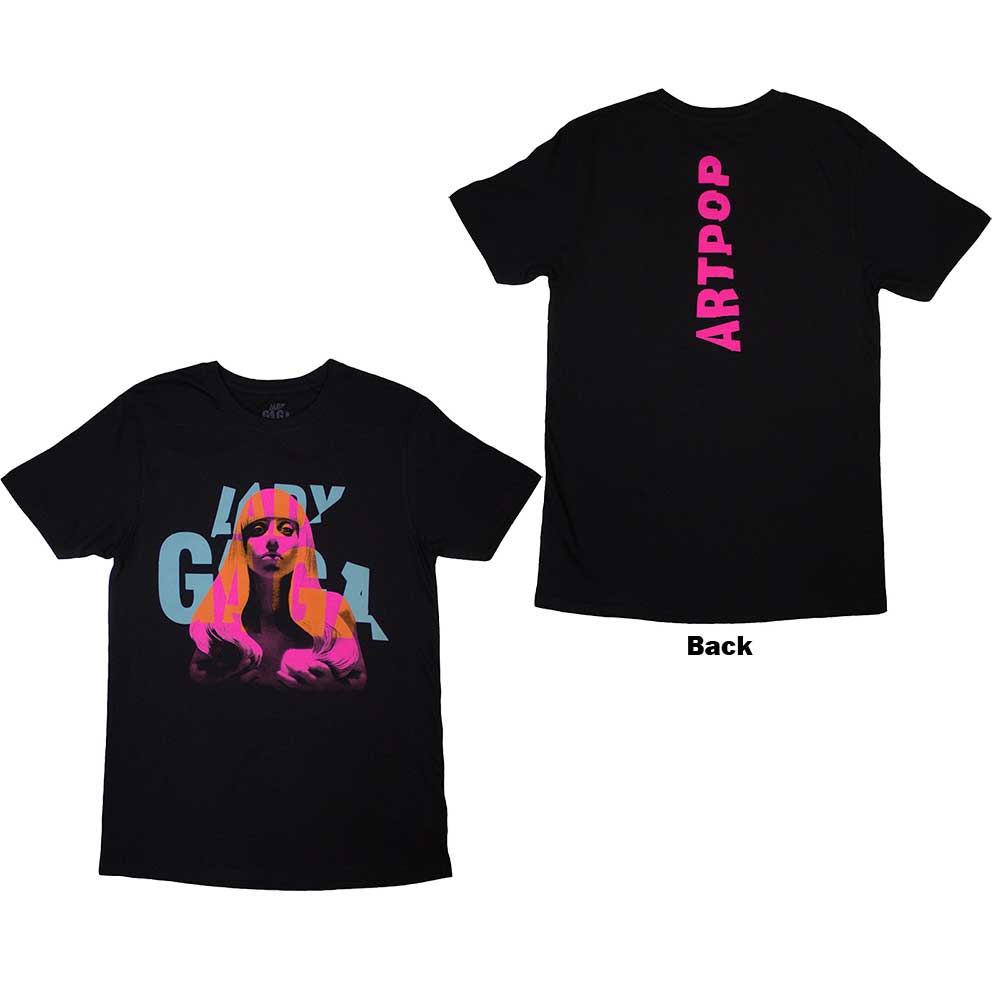 Lady Gaga | Official Band T-Shirt | Artpop Cover (Back Print)