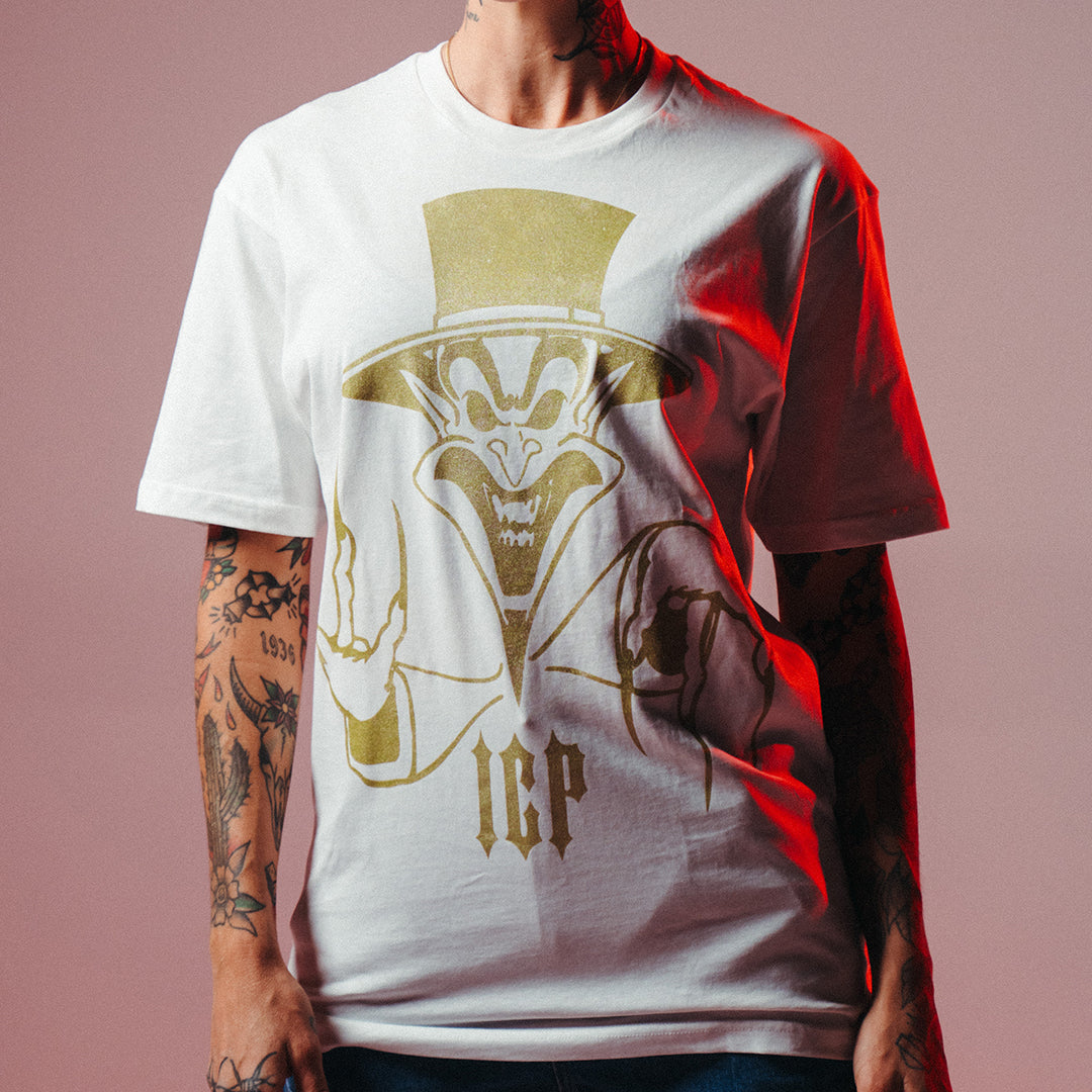 "Ringmaster Vintage" T-Shirt In White