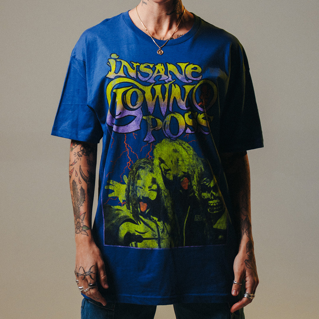 "Lightning Tongue" T-Shirt In Blue