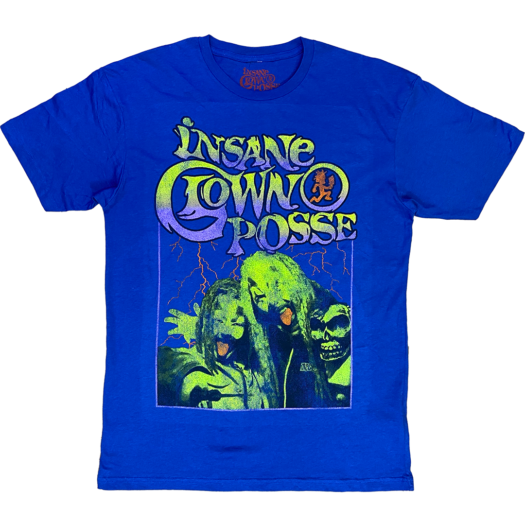 "Lightning Tongue" T-Shirt In Blue