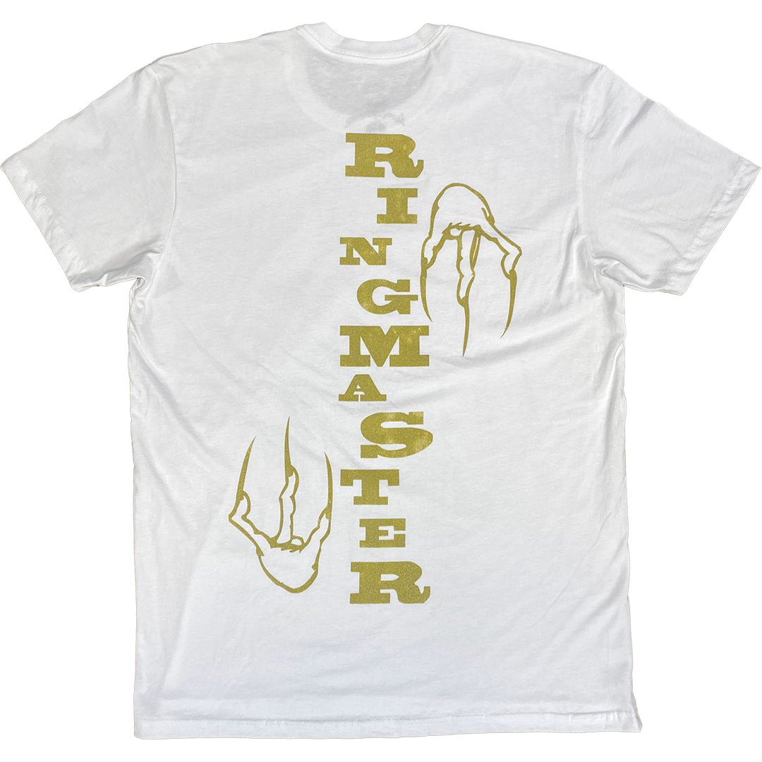 "Ringmaster Vintage" T-Shirt In White