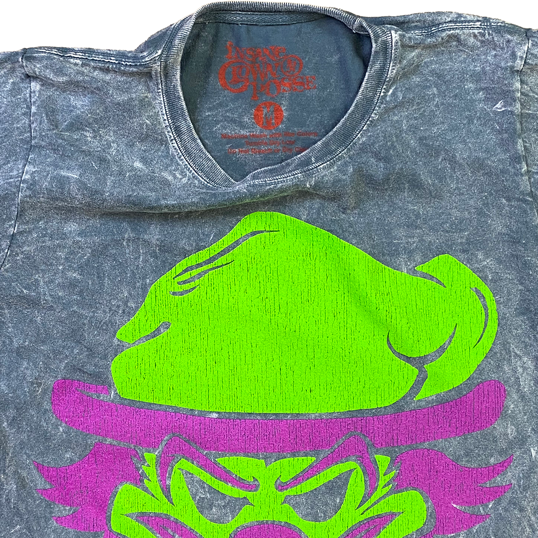 "Riddle Box Vintage" Womens Long Sleeve T-Shirt In Mineral Wash Grey