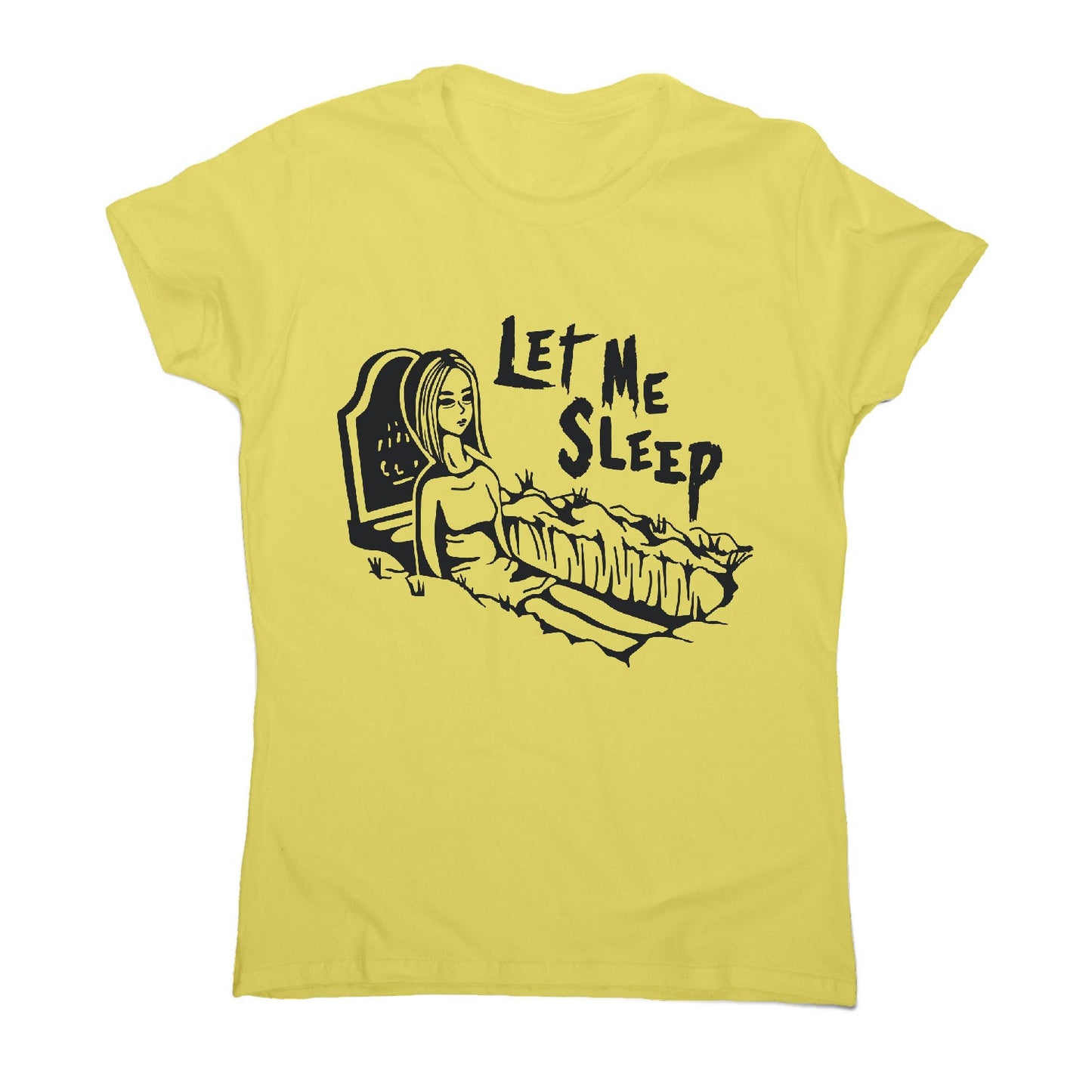 Let me sleep - women's funny premium t-shirt