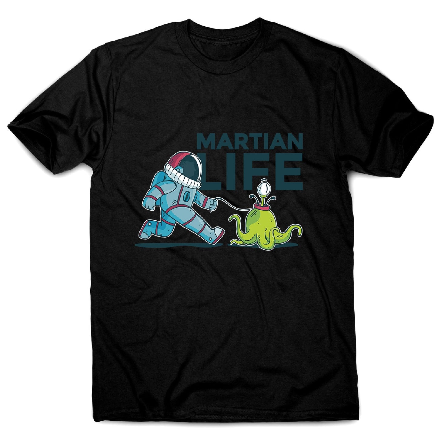 Life on mars - men's funny illustrations t-shirt