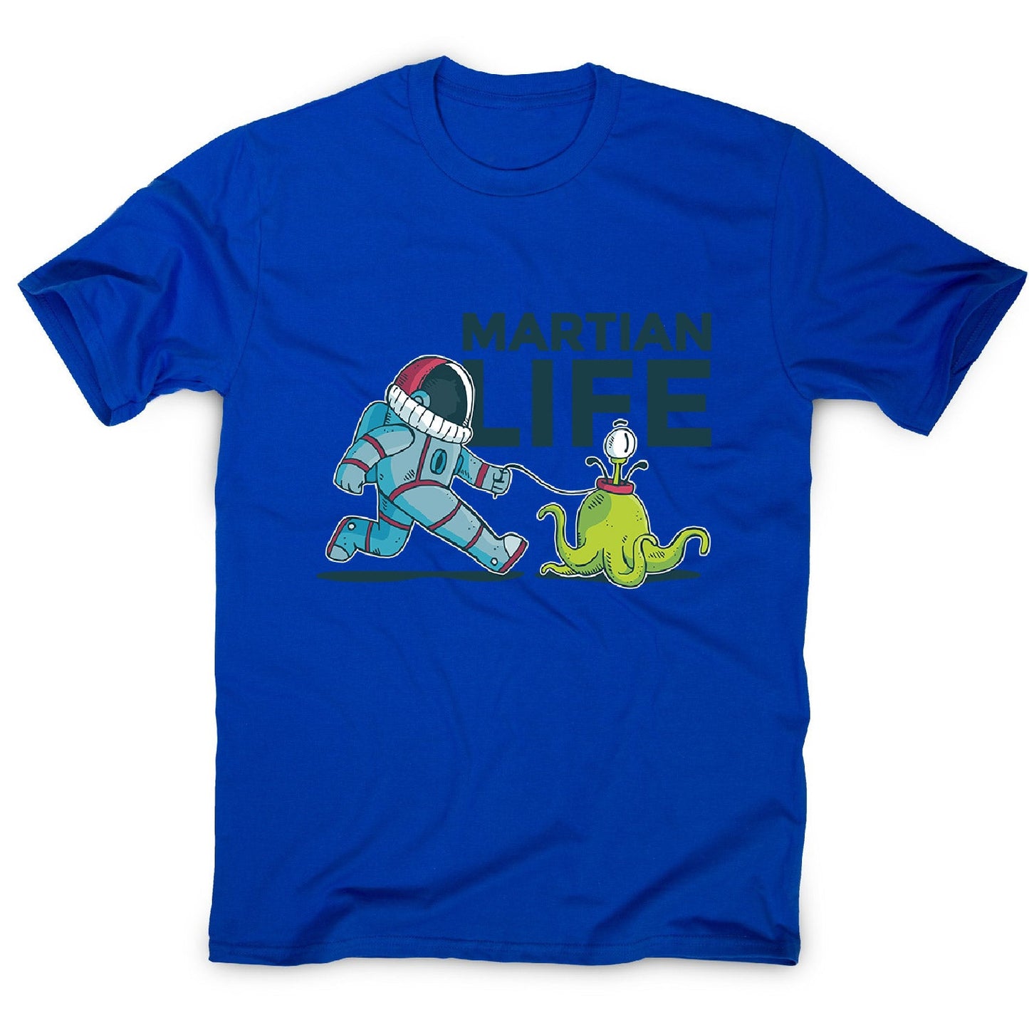 Life on mars - men's funny illustrations t-shirt