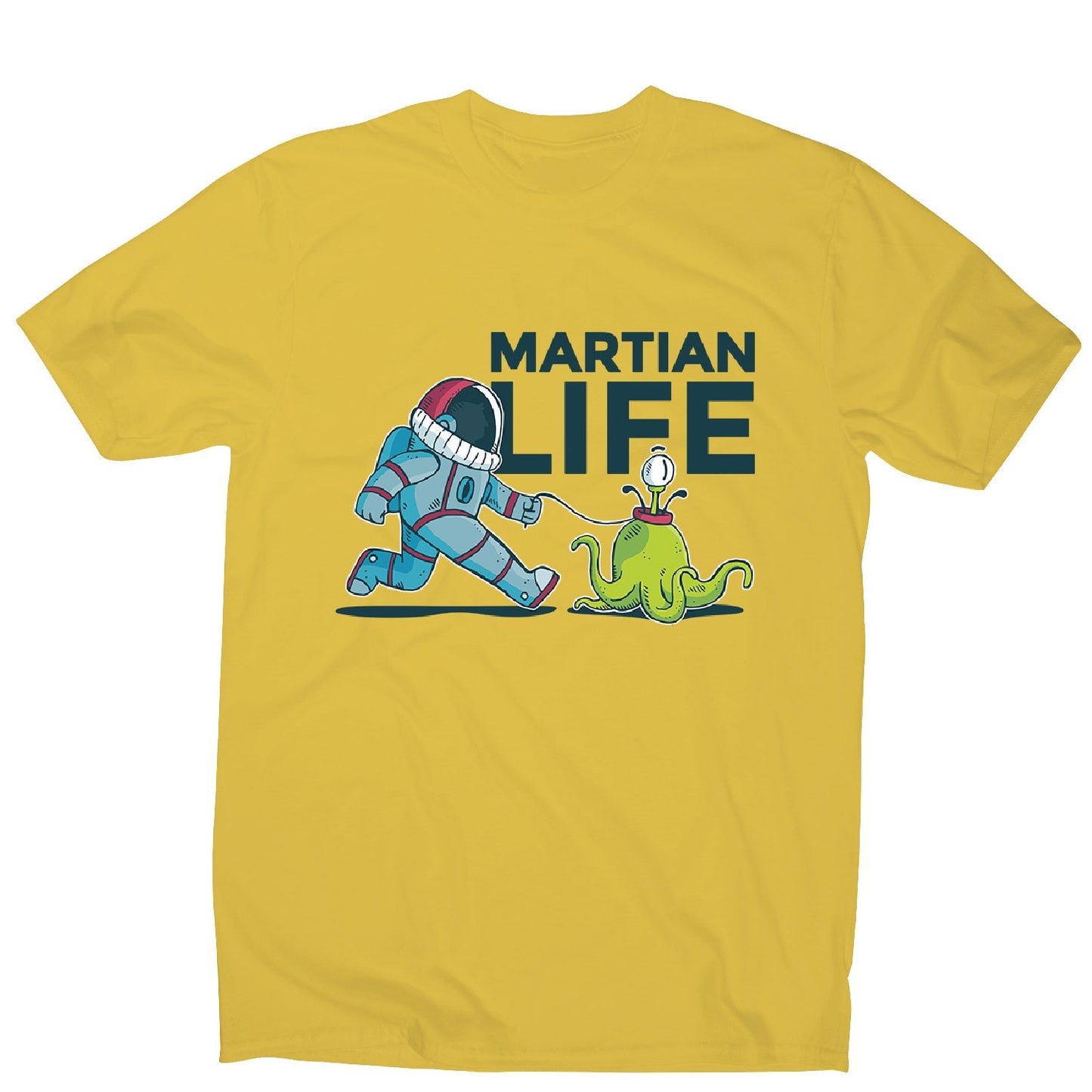 Life on mars - men's funny illustrations t-shirt