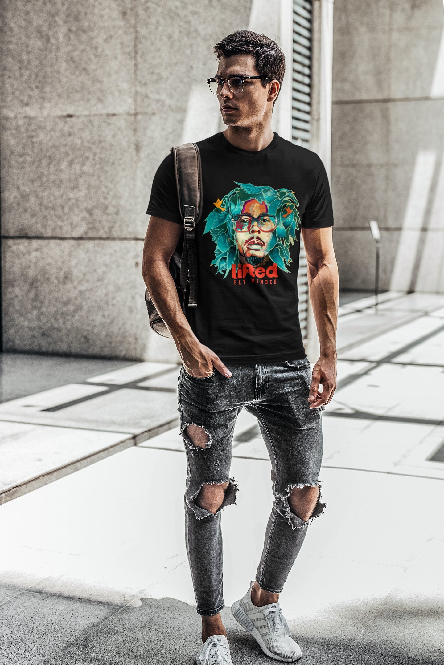 "Lifted Fly Mindz BLK" Uni-Sex Tee's