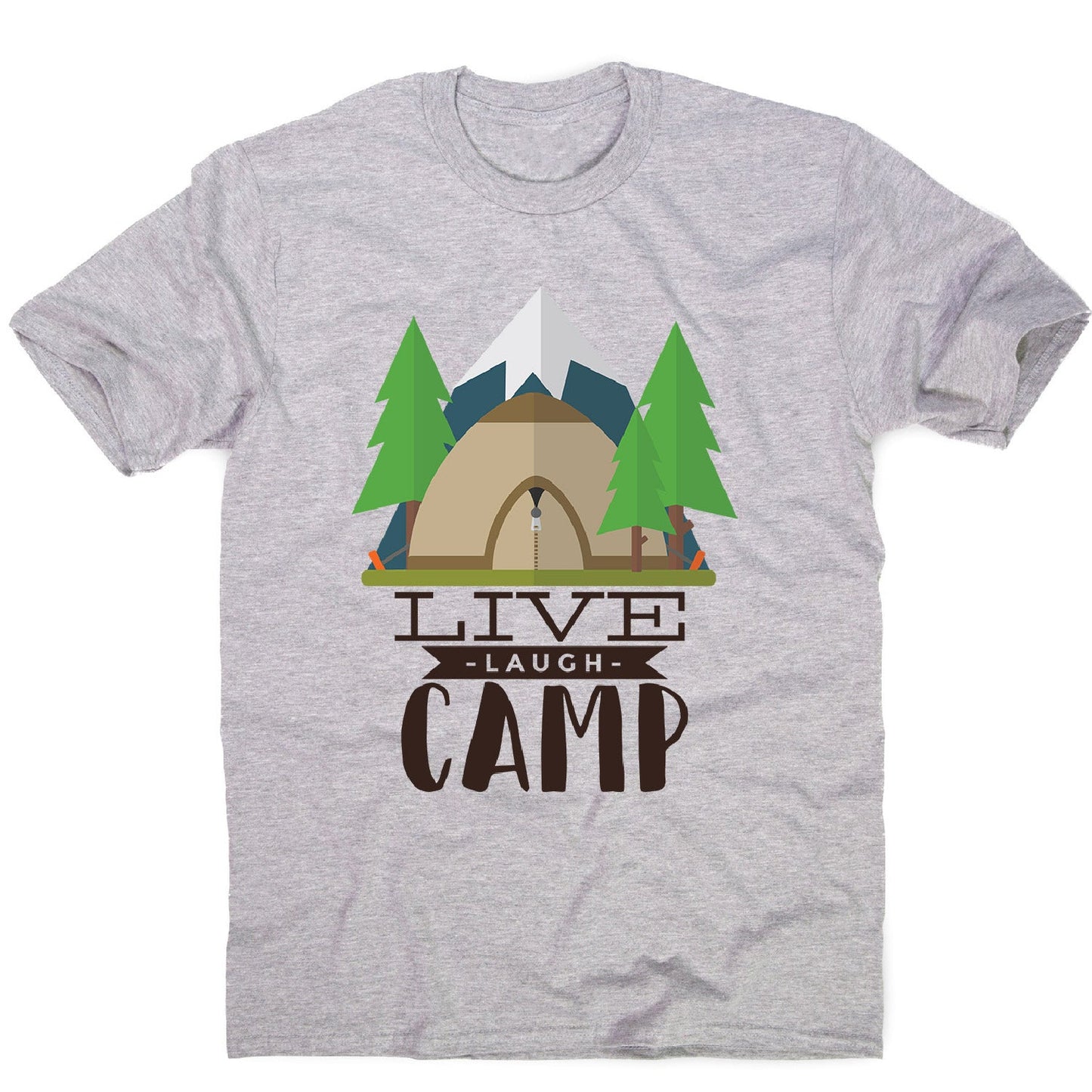 Live laugh camp - men's funny premium t-shirt