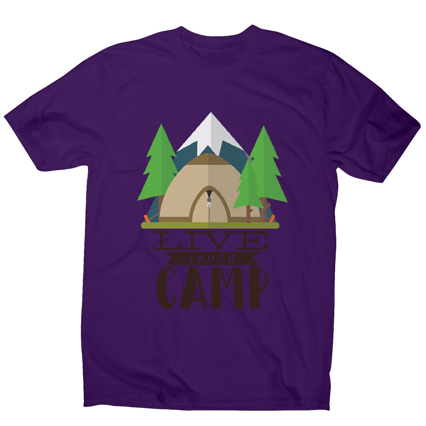 Live laugh camp - men's funny premium t-shirt
