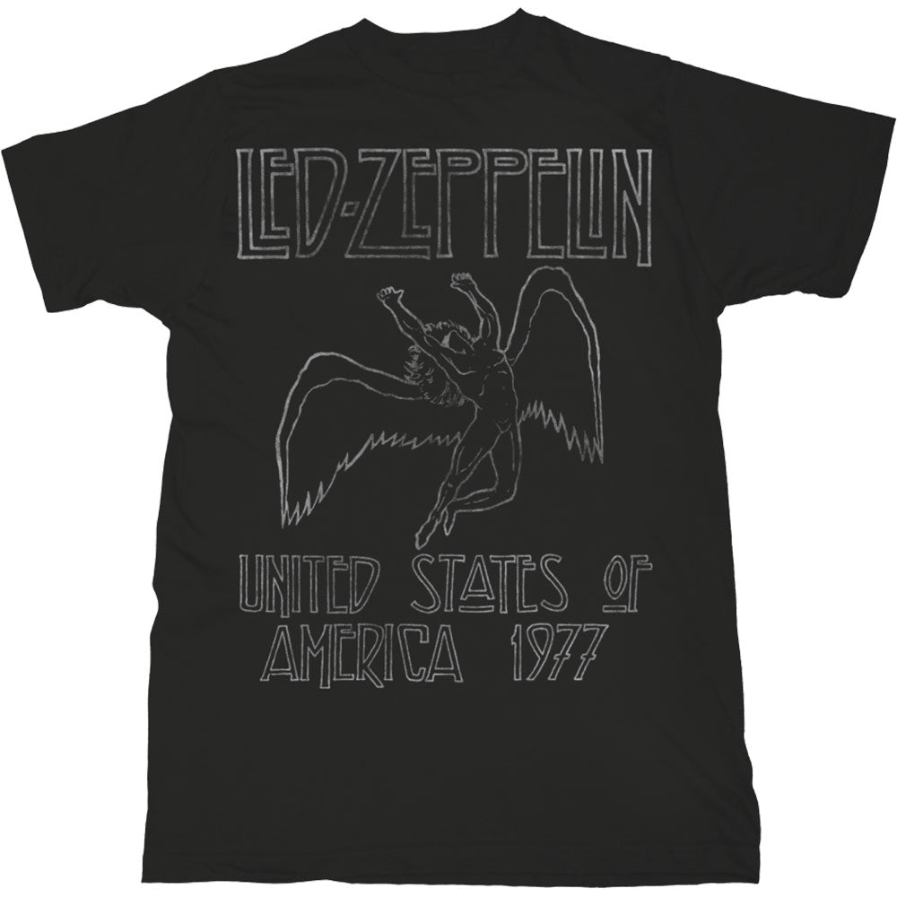 LED ZEPPELIN Attractive T-Shirt, USA '77