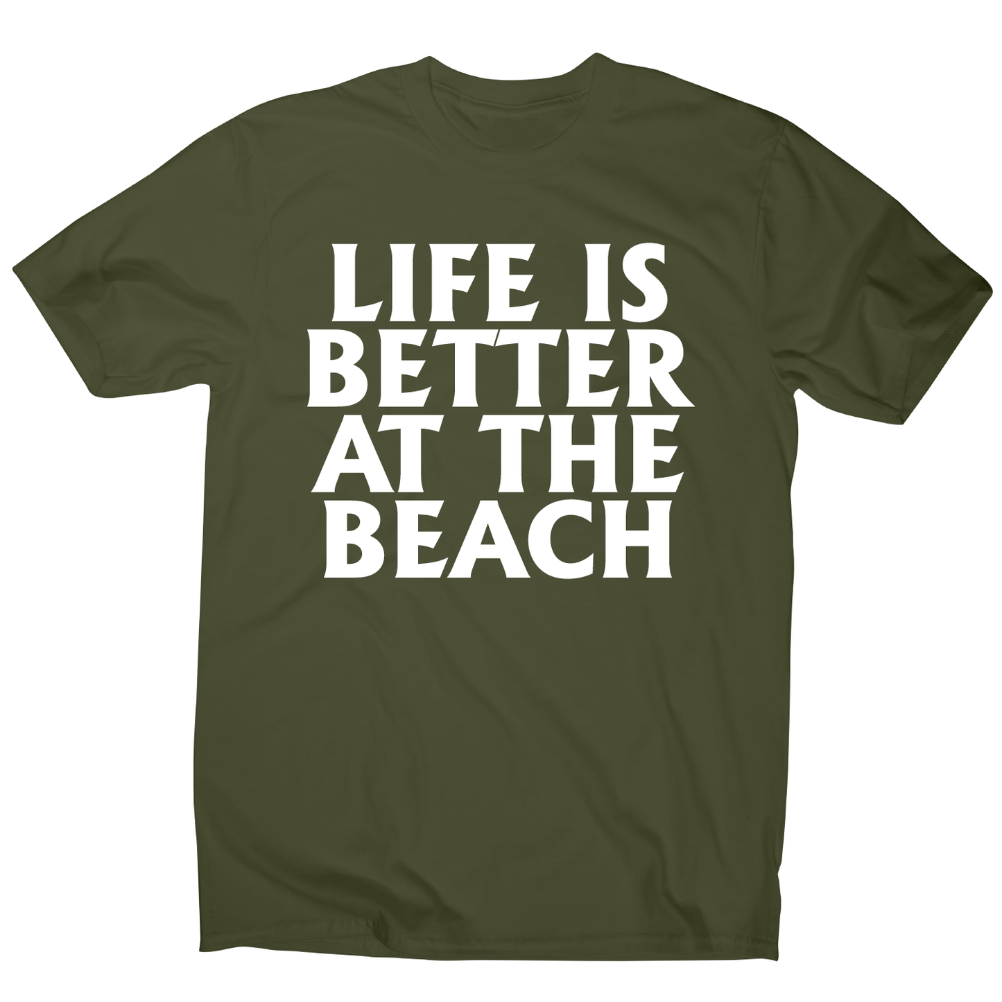 Life is better at the awesome funny travel holiday t-shirt men's