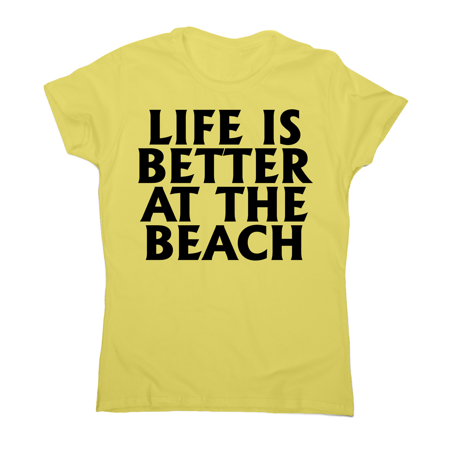 Life is better at the awesome funny travel holiday t-shirt women's