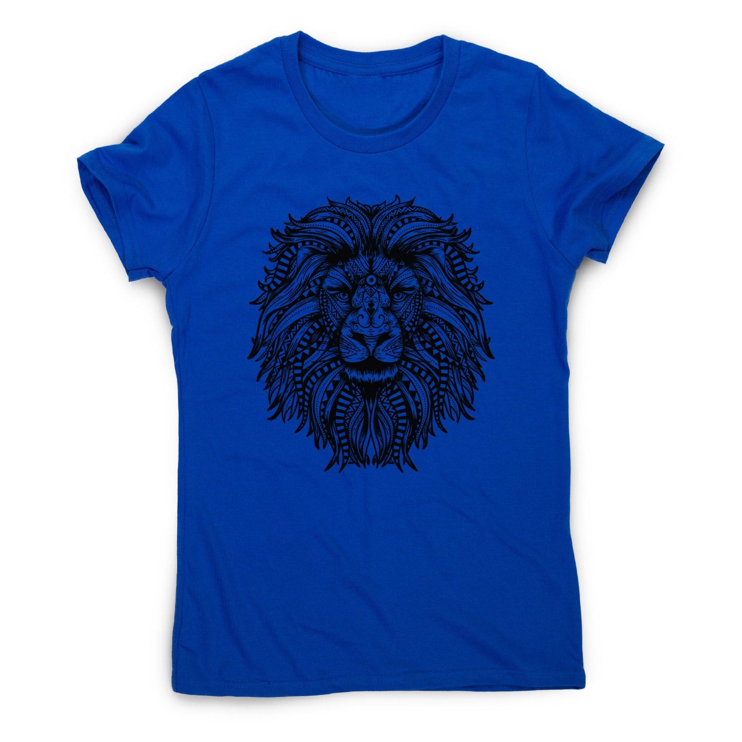 Mandala lion - women's funny illustrations t-shirt