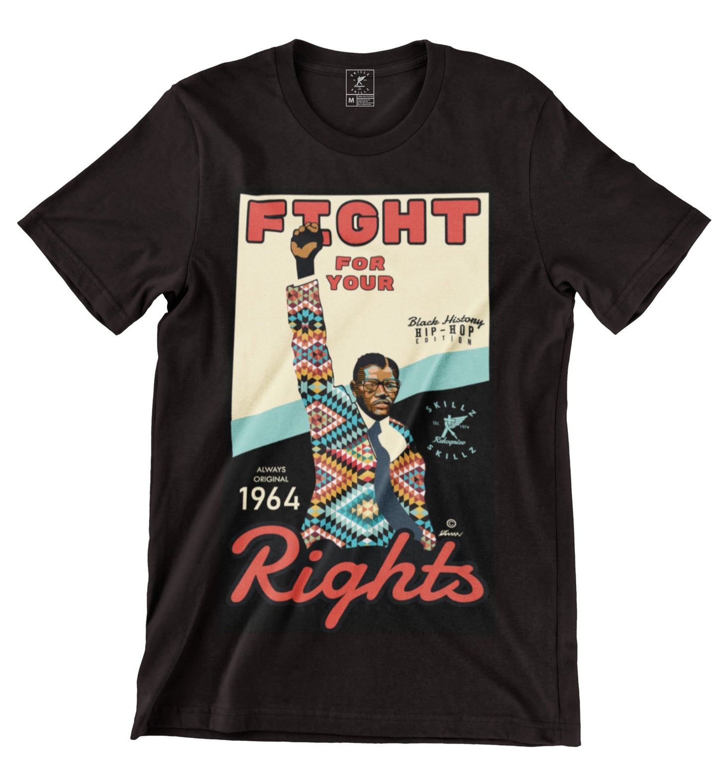 "Mandela Civil Rights Hero" Uni-Sex Tee