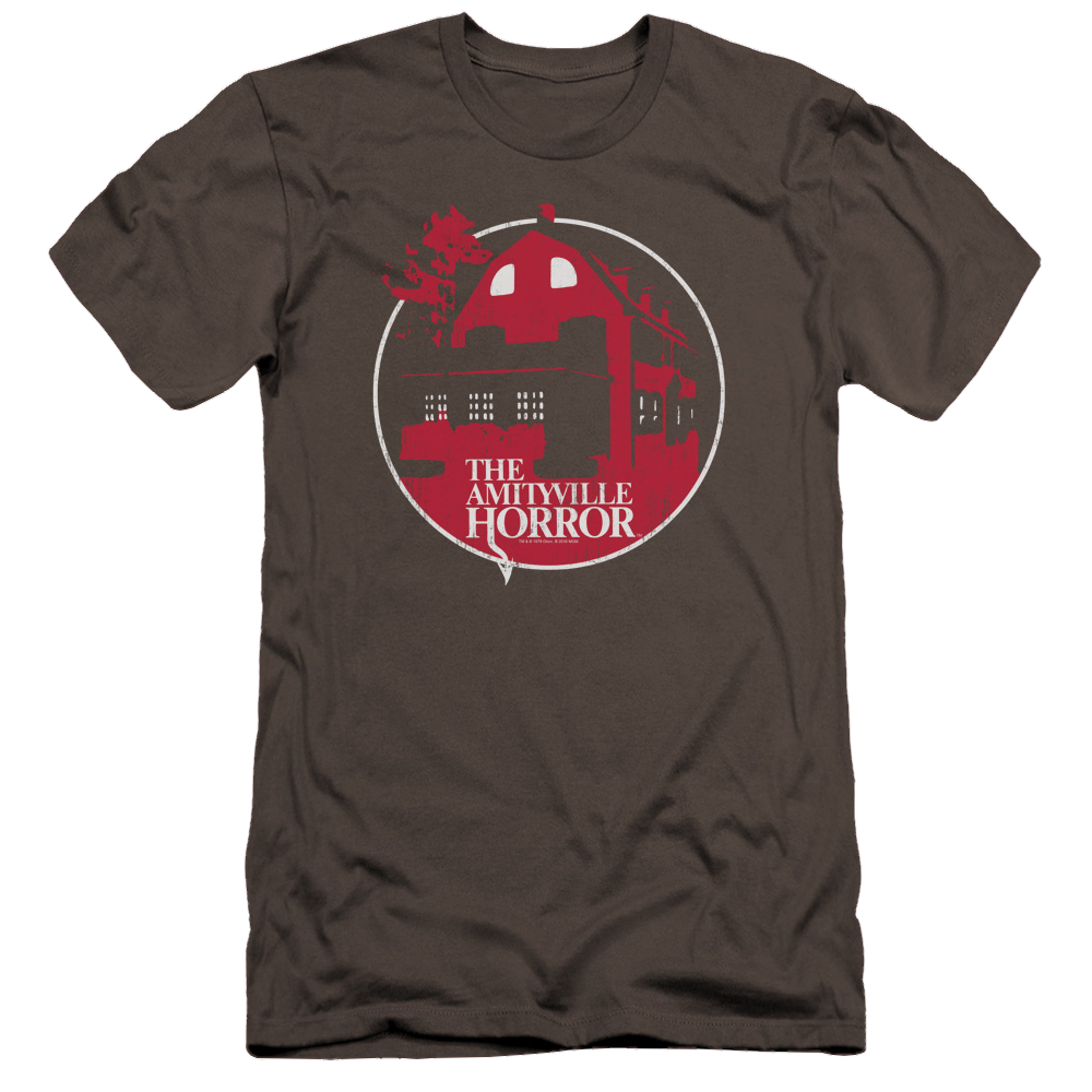 Amityville Horror Red House - Men's Premium Slim Fit T-Shirt