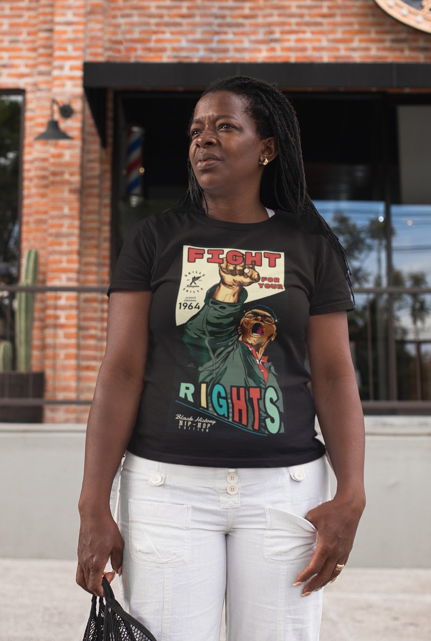 " Ali Civil Rights Hero" Uni-Sex Tee