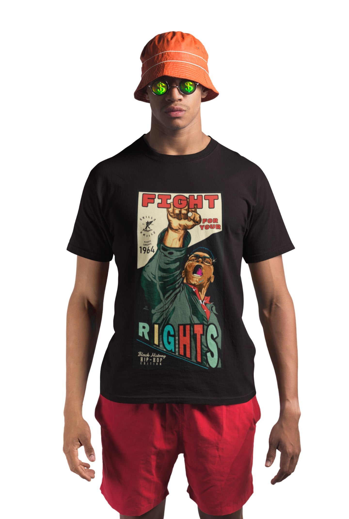 " Ali Civil Rights Hero" Uni-Sex Tee