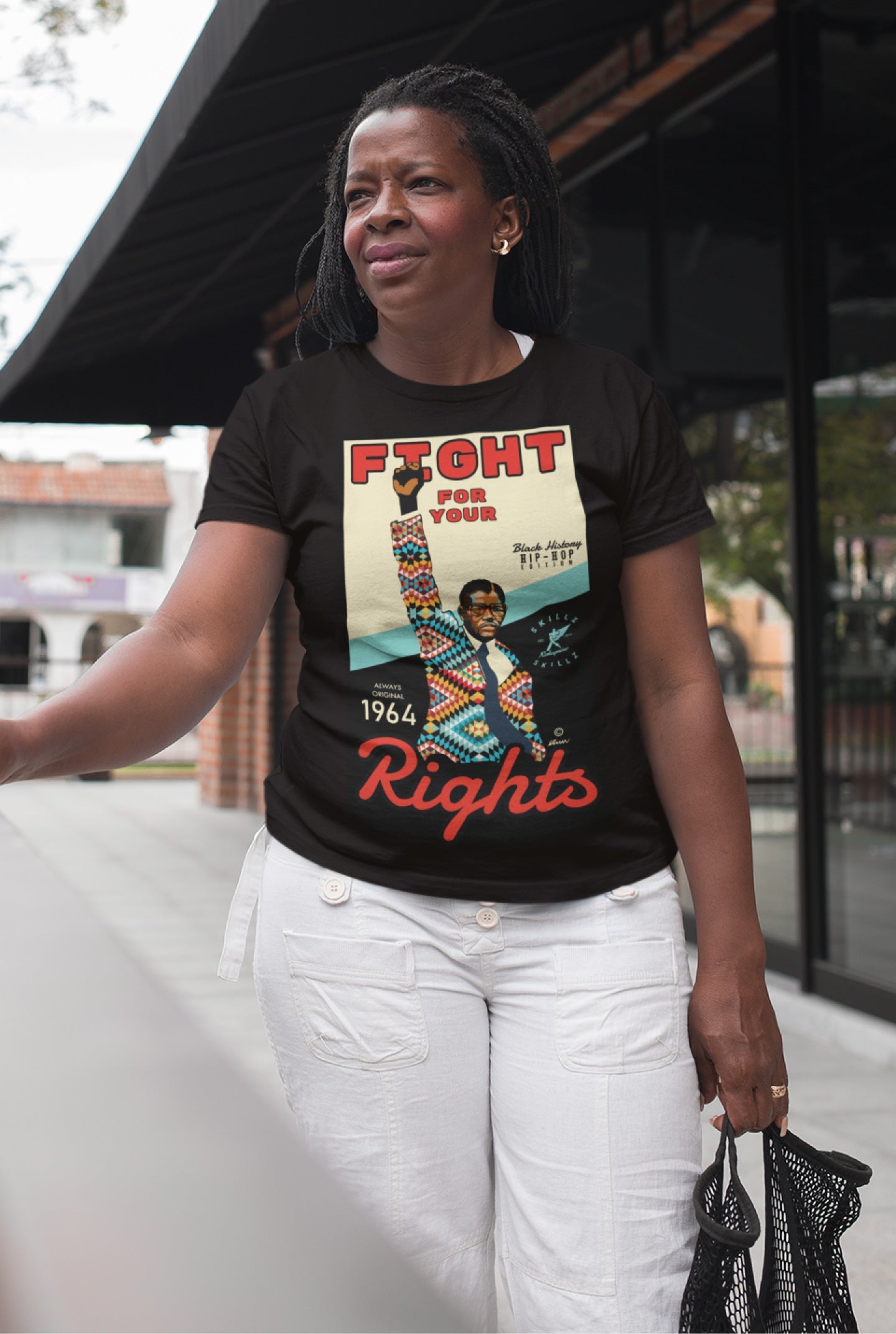 "Mandela Civil Rights Hero" Uni-Sex Tee