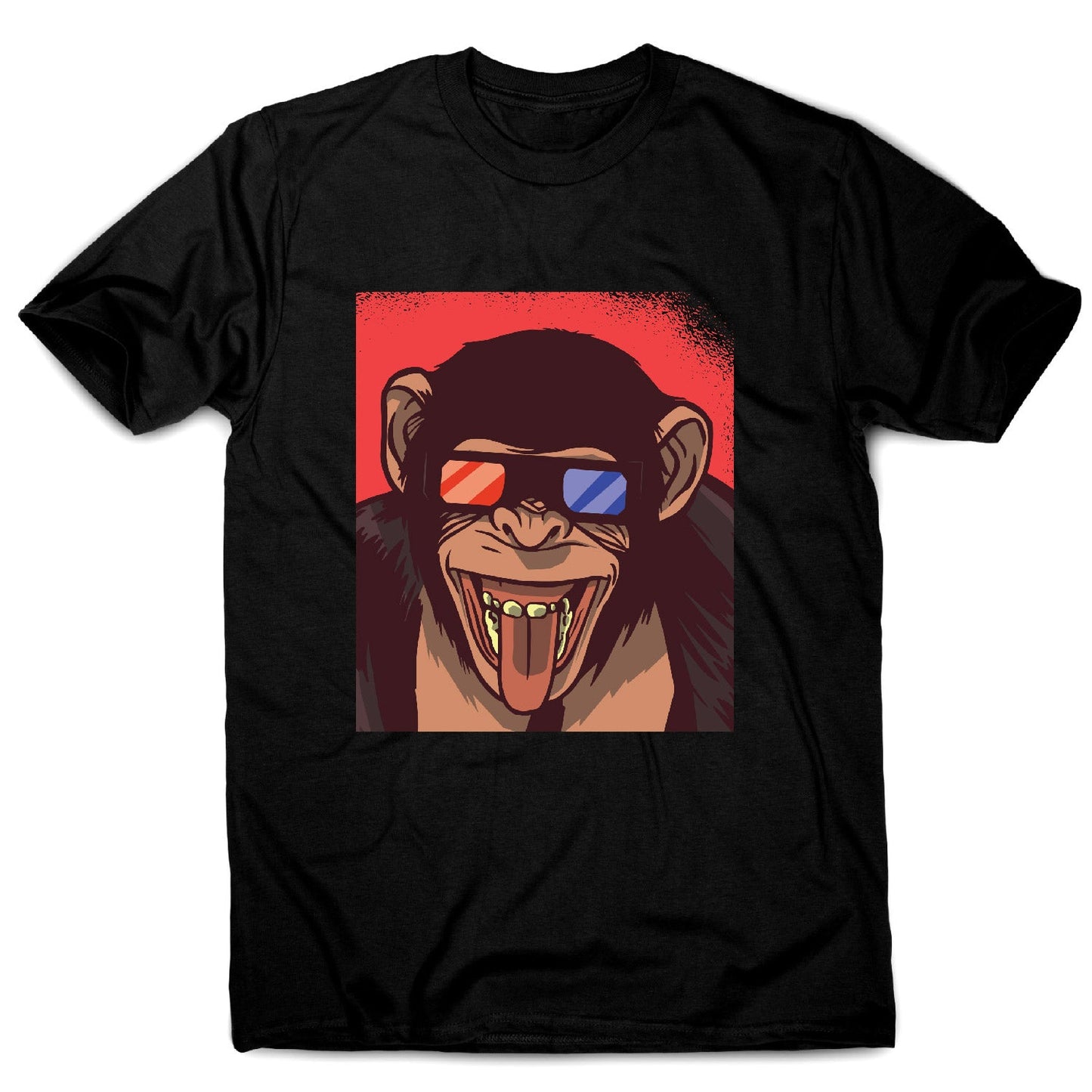 Monkey 3d glasses - men's funny premium t-shirt