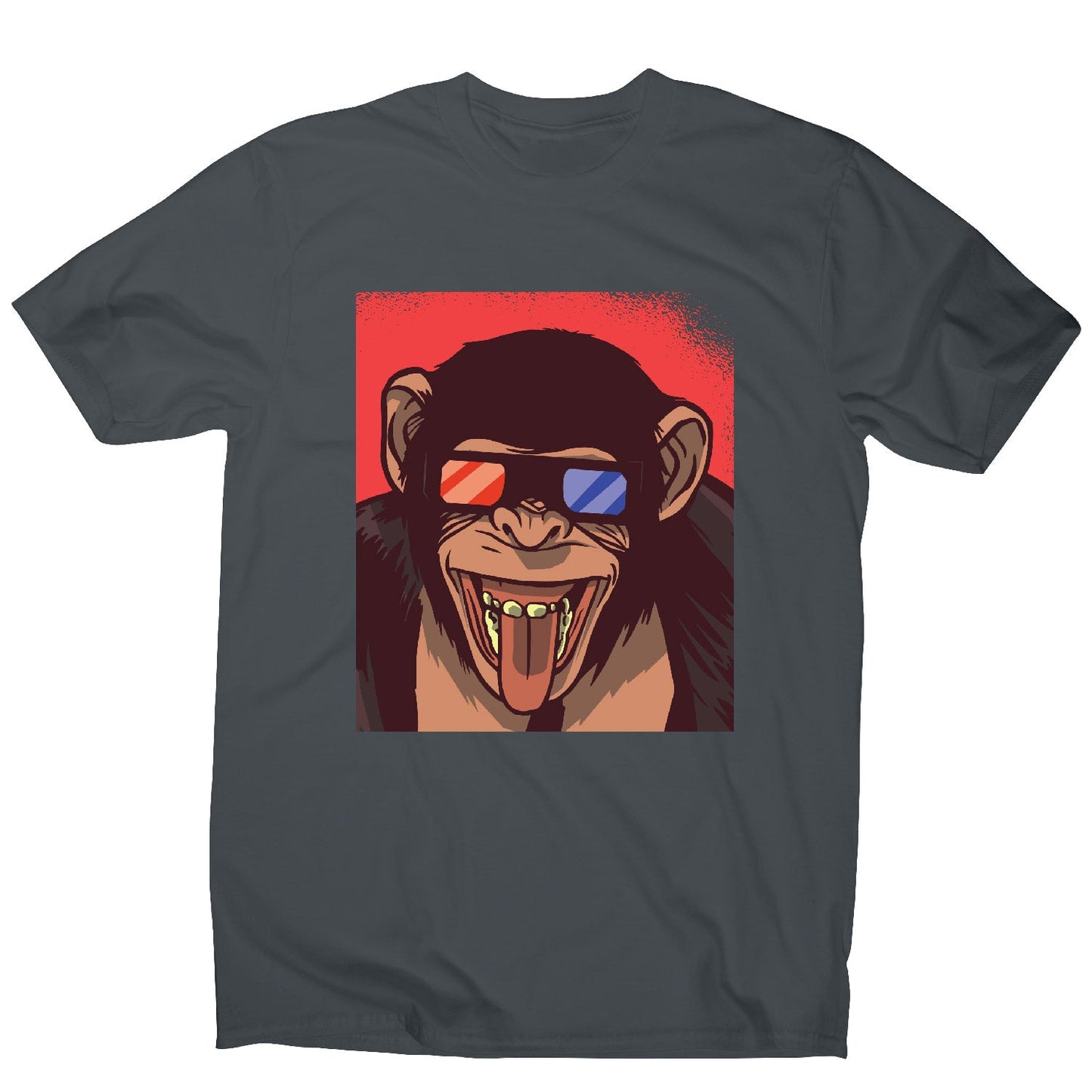 Monkey 3d glasses - men's funny premium t-shirt